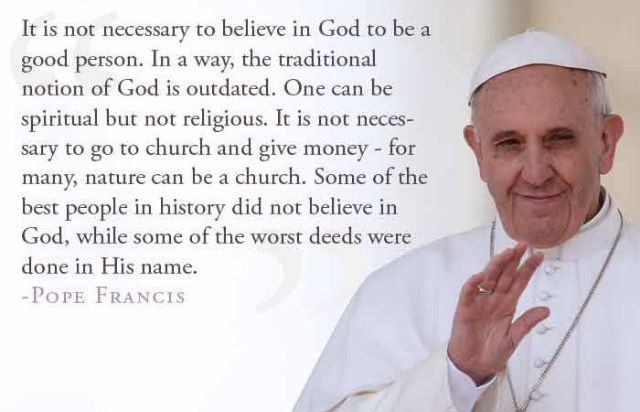 Pope Francis teaching others contrary to the teaching of Jesus Christ
