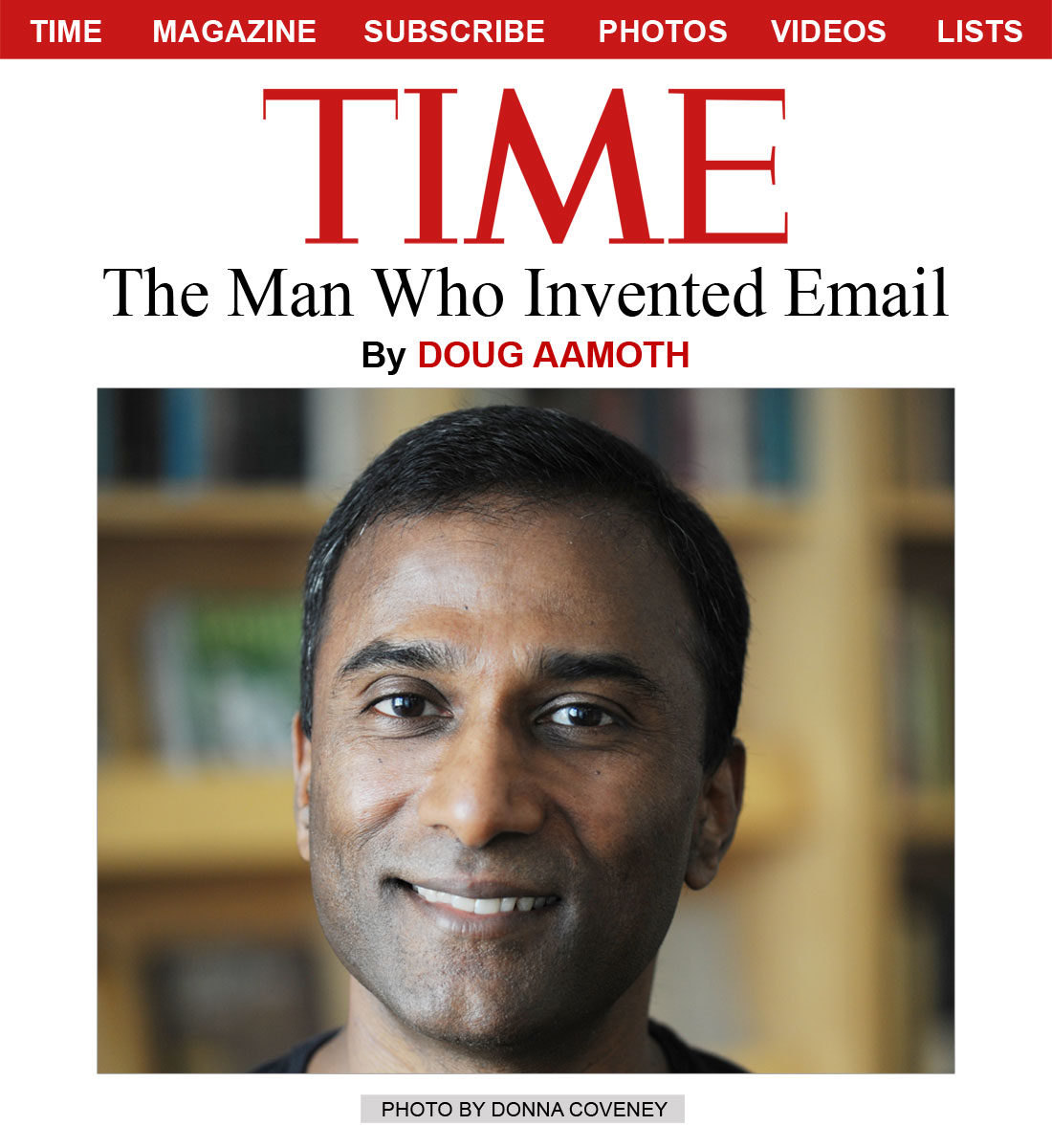 The man who invented email Dr Shiva